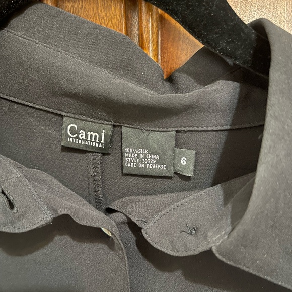Cami International 100% Silk Blouse - Picture 5 of 5
